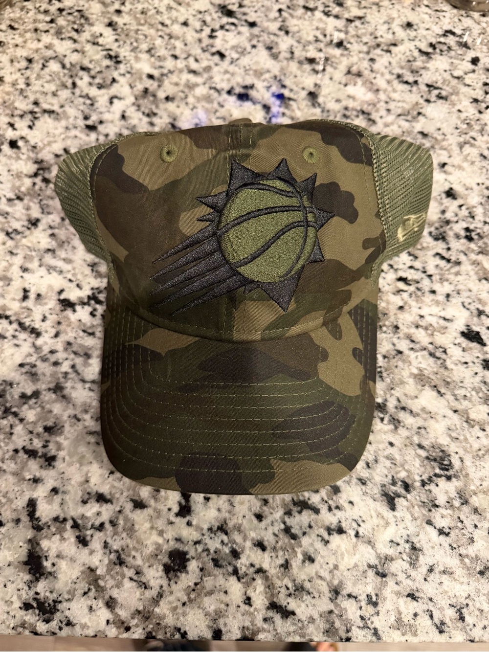 New Era Phoenix Suns Olive Green and Black Baseball Cap